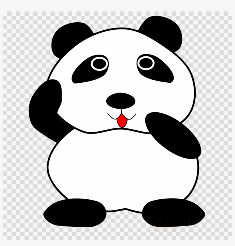 Monochrome Panda Clipart Giant Panda Red Panda Clip - Bendy And The Ink Machine Searcher Boss, transparent png #5612380
