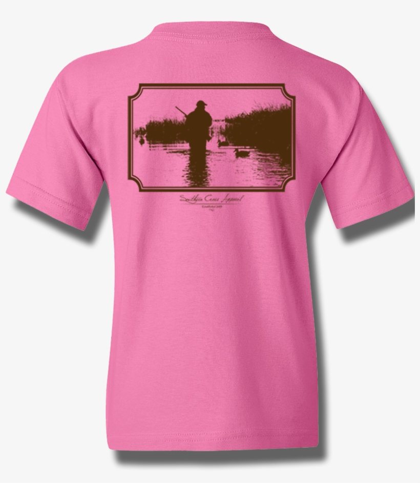 Wading Duck Hunter Azalea Youth Short Sleeve S, T-shirts - Shirt, transparent png #5612539