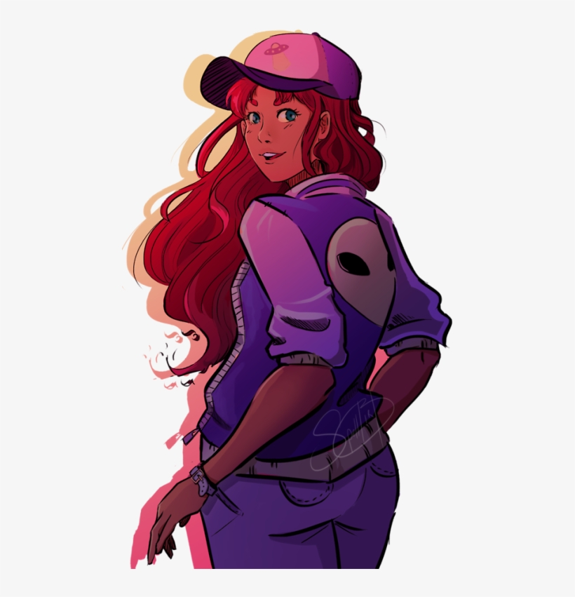 Starfire - Starfire Transparent Fundo, transparent png #5613938