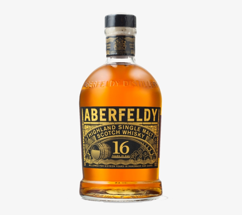Aberfeldy 16 Years Old 750ml - Aberfeldy 16 Year Old Single Malt Whisky, transparent png #5617507