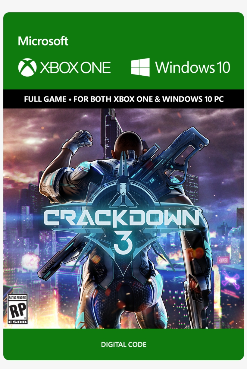 Crackdown 3 Digital Code Rating - Crackdown 3 For Xbox One, transparent png #5617792