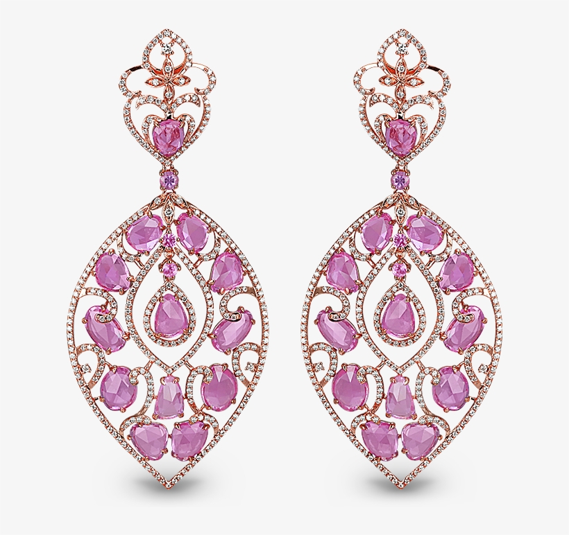 Sapphire Chandelier Earrings - Chandelier Earrings Multi Color, transparent png #5618376