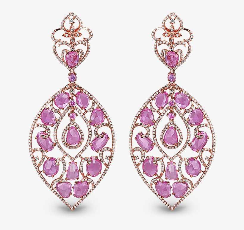 Sapphire Chandelier Earrings - Chandelier Earrings Multi Color, transparent png #5618376