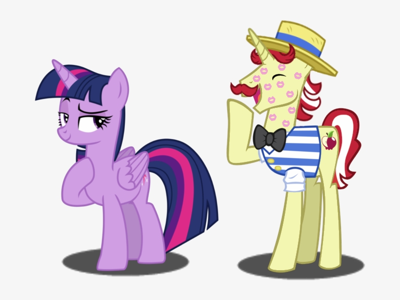 Alicorn, Female, Flam, Flim, Flim Flam Brothers, Kissing, - Comics, transparent png #5618446