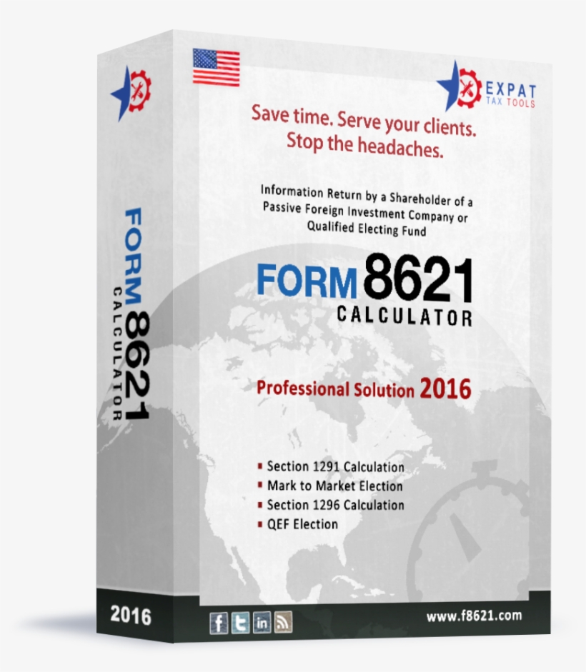 Form 8621 Calculator - Form, transparent png #5618524