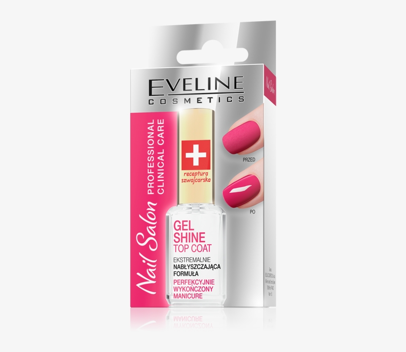 The Gel Formula Of The Preparation, Which Contains - Eveline Nail Top Coat, transparent png #5619660
