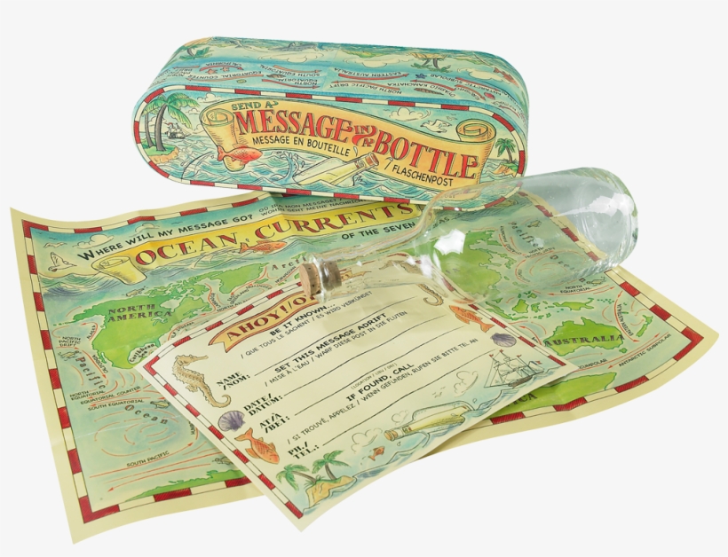 Message In A Bottle By Am Authentic Models - Message In A Bottle Kit, transparent png #5621214