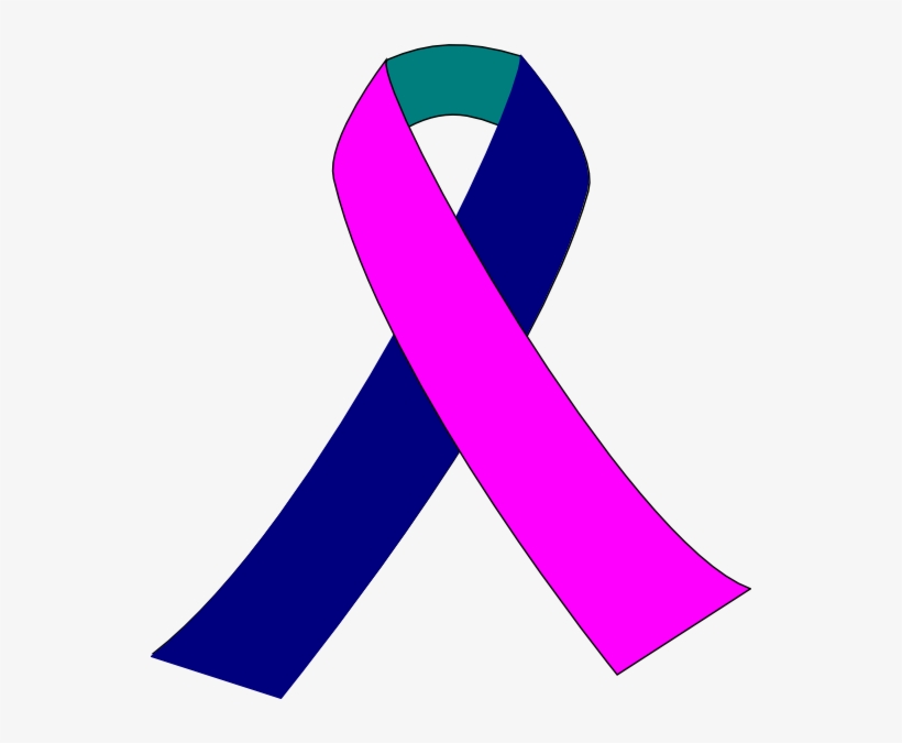 White Ribbon Clip Art At Clkercom Vector - Purple Cancer Ribbon Png, transparent png #5621496