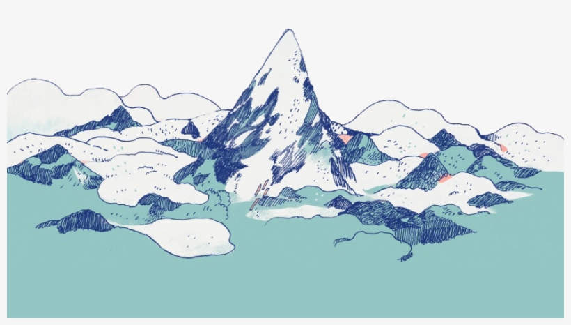 Png Free Download Mountains Tumblr Aesthetic Blue Art - Mountain Aesthetic Transparent, transparent png #5621620