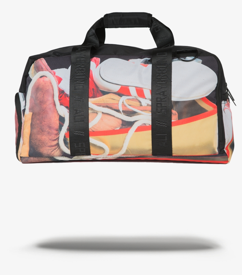 Spray Ground バッグ ダッフルバック スプレーグランド Muhammad Ali Duffle, transparent png #5622210