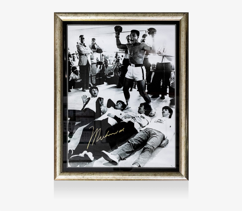 Pre-framed Muhammad Ali Signed And Framed Print - Signed Muhammad Ali Picture - 20x24 W The Beatles Psa, transparent png #5622447
