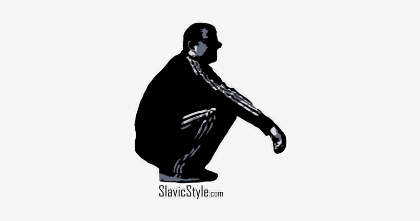 The Slavic Squat Pocket Slav With Logo Womens Shirt - Snowboarding, transparent png #5622985