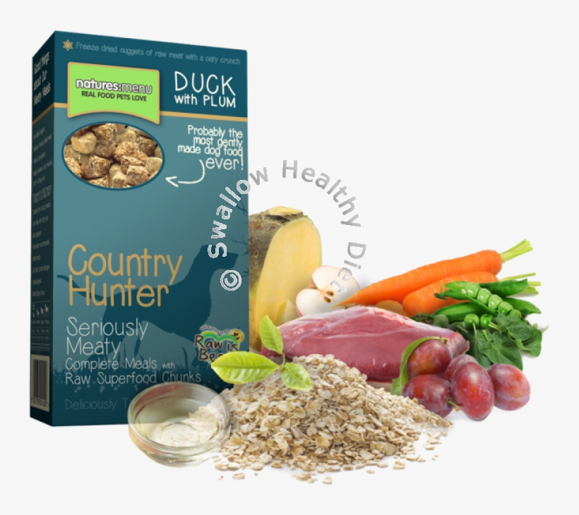 Country Hunter Seriously Meaty Dog Food 700g Duck With - Country Hunter Freeze Dried Dog Complete Crunch Duck, transparent png #5623384