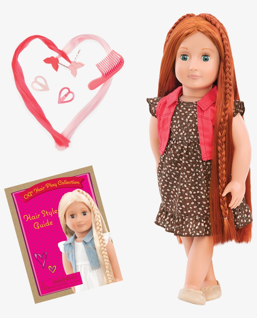 Peyton 18-inch Hairplay Doll - Our Generation 18-inch Peyton Hairgrow Doll, transparent png #5624668