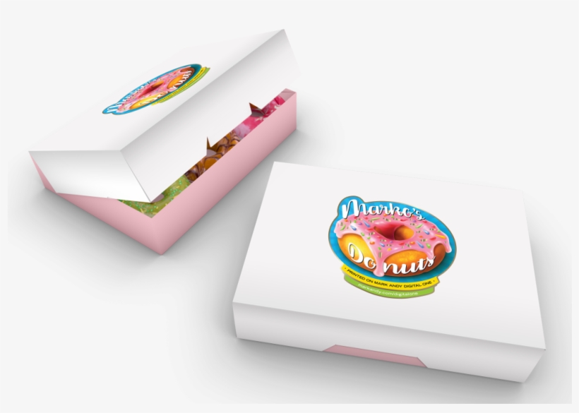 Donut Boxes With Prime Label - Box, transparent png #5625704