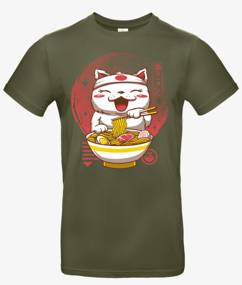 Vincent Trinidad Neko Ramen T-shirt B&c Exact - Shirt, transparent png #5625916