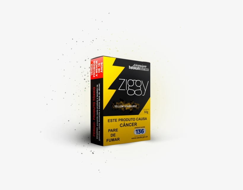 Essência Ziggy Yellow Starburst - Box, transparent png #5626327