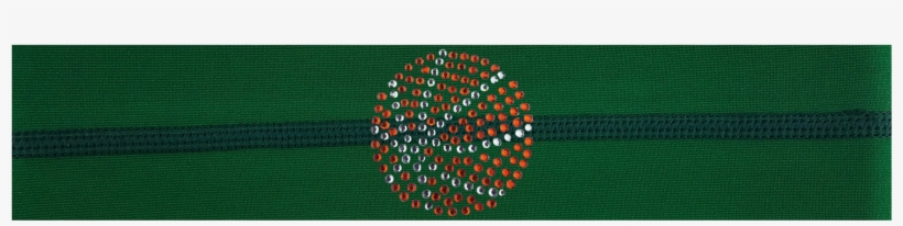 Loop Green With Rhinestone Basketball - Flag, transparent png #5626509