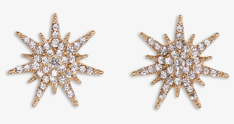 Rhinestone Earrings Yellow - Earring, transparent png #5626964