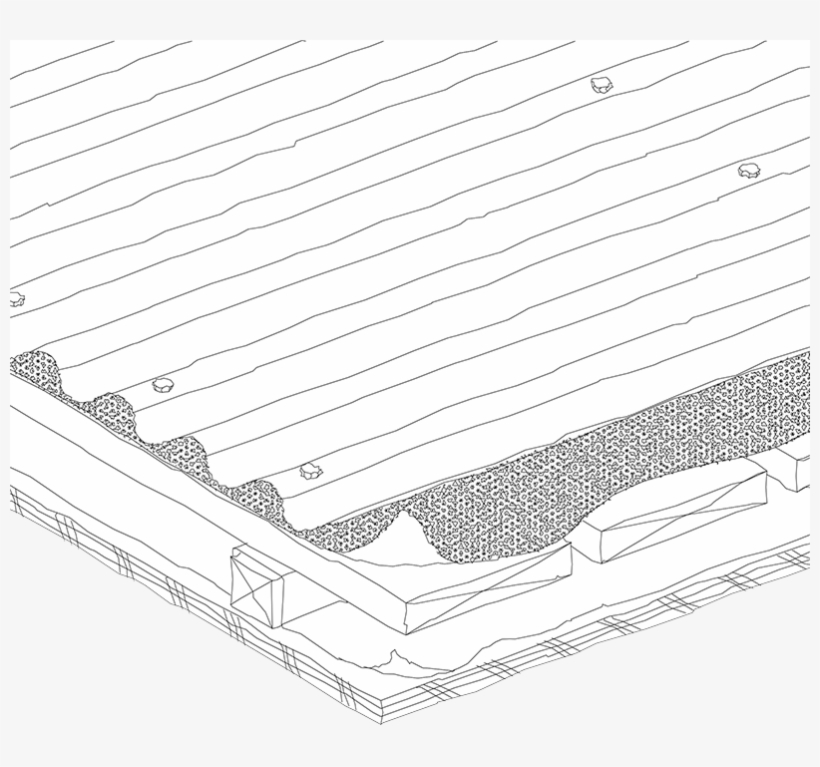 These Self-supporting Corrugated Roof Panels From Jarden - Sine Wave Profile Zinc, transparent png #5627577