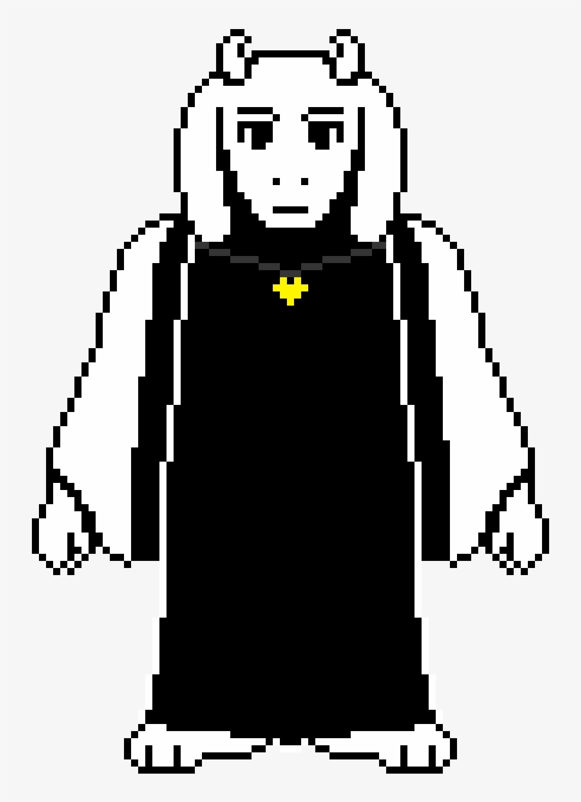 X-tale Toriel Sprite - X Tale Pixel Art, transparent png #5627767
