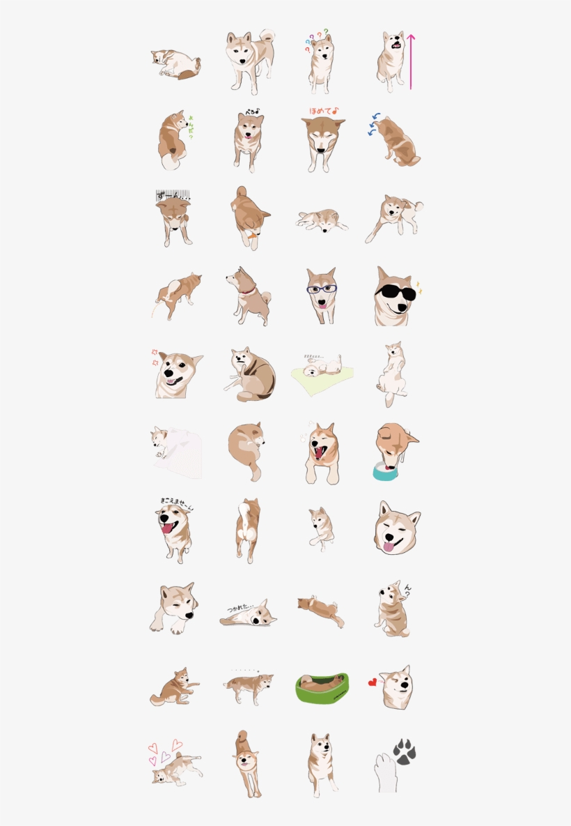 Line Creators' Stickers Cute Dogs Breeds, Dog Breeds,, transparent png #5627885