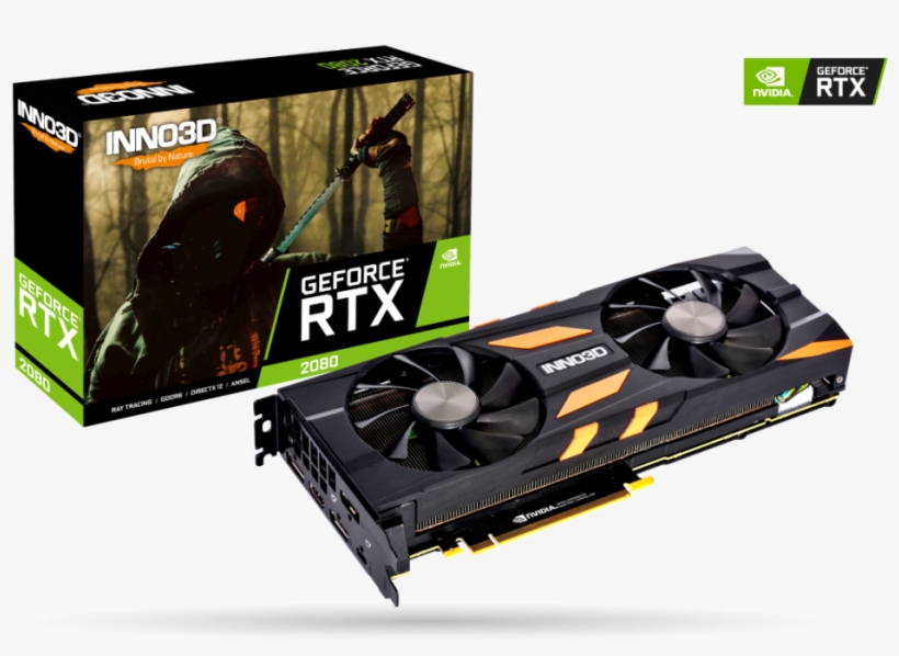 Inno3d Geforce Rtx 2080 X2 Oc, transparent png #5628002