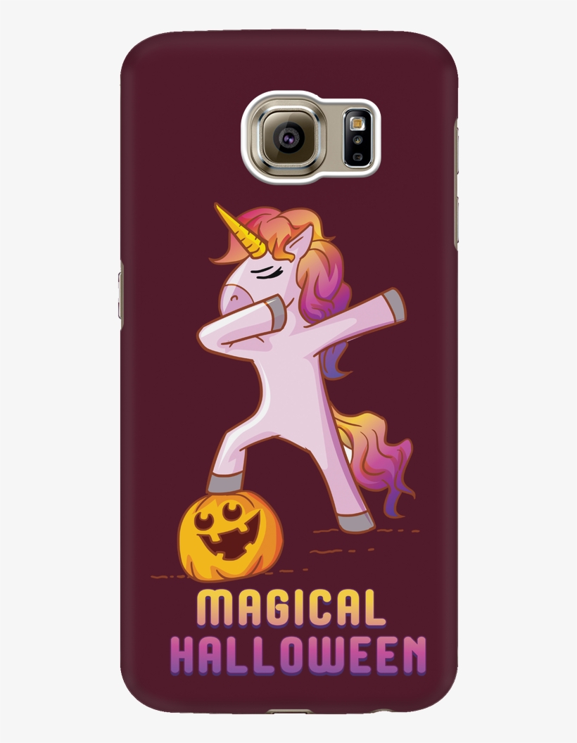 Dabbing Halloween Unicorn Phone Case For Samsung, Gifts - Halloween, transparent png #5628272