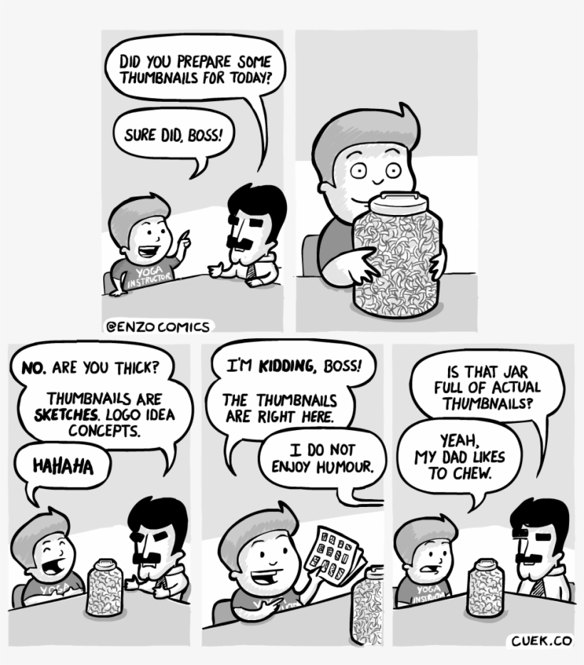 He's A Mortician, So As Long As People Are Dyin', He - Transparent Pun Cartoon, transparent png #5628719