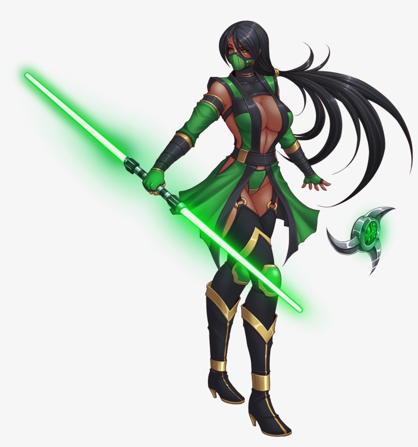 Jedi Master Jade [star Wars X Mortal Kombat] - Mortal Kombat Meets Star Wars, transparent png #5628792