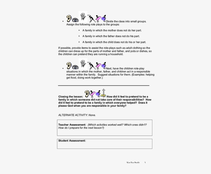 Page - Child's Role In The Family, transparent png #5628964