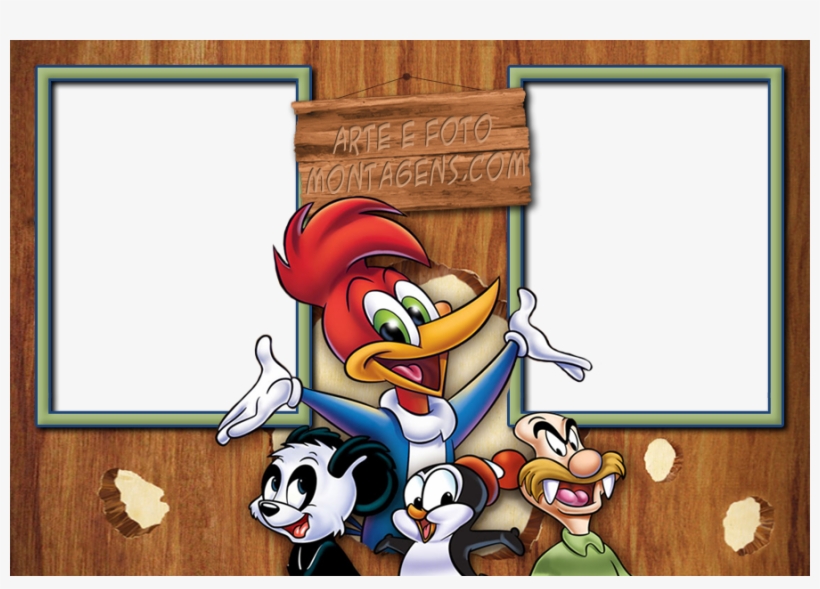 Clip Art, Gifs, Woody Woodpecker, Moldings, Collages, - Woody Woodpecker & Friends Classic Cartoon Coll., transparent png #5629540