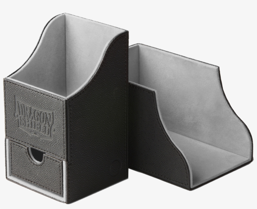 Dragon Shield Nest Deck Box Black & Light Grey, transparent png #5630473