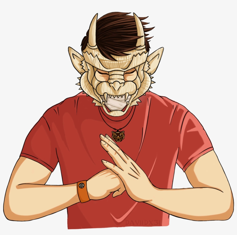 Tiger Masked Wm - Cartoon, transparent png #5632093