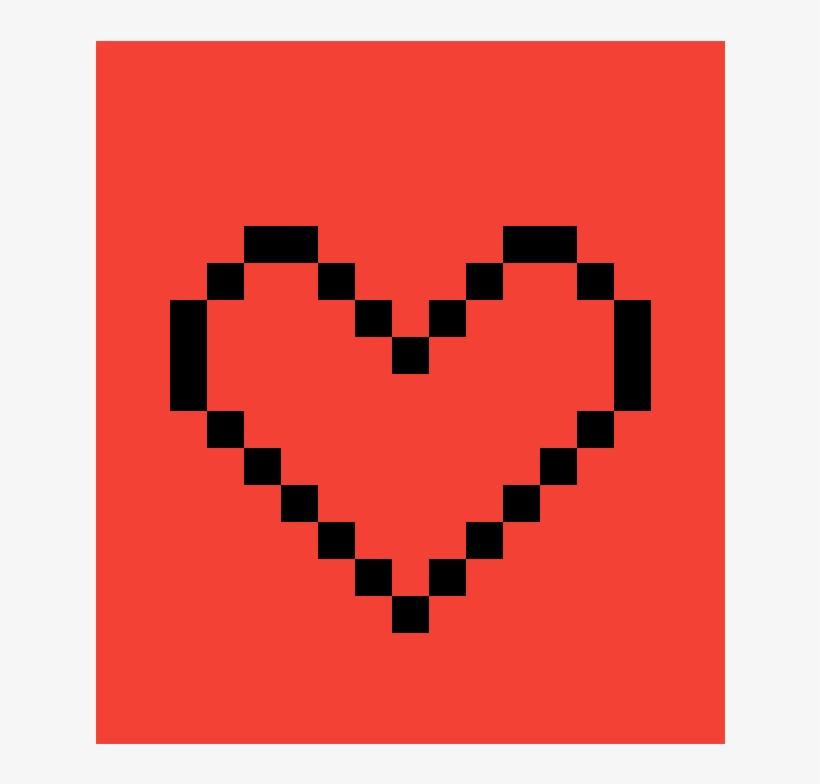 Undertale Heart - Pink Heart Pixel Art, transparent png #5632165