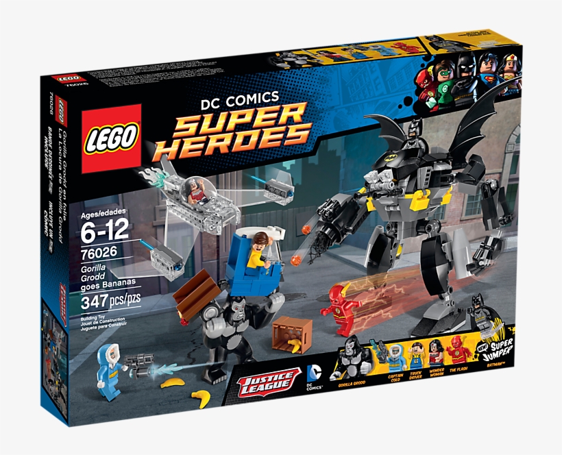 Buy Lego Super Heroes Gorilla Grodd Goes Bananas For - Lego Dc Flash Sets, transparent png #5632431