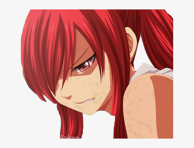 Fairy Tail Erza Sad, transparent png #5632615