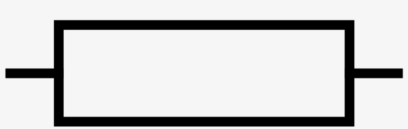 Open - Symbol For Resistor, transparent png #5632998