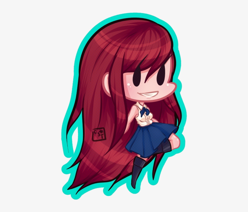 The Weebiest Weeb Erza Scarlet, Jerza, Fairy Tail, - Cartoon, transparent png #5633069