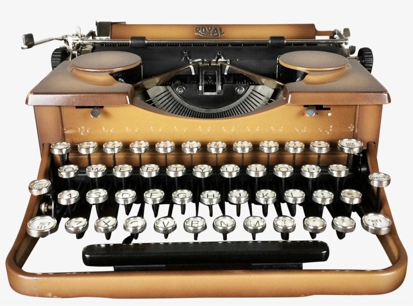 Vintage Typewriter Png Svg Royalty Free - 1930s, transparent png #5633122