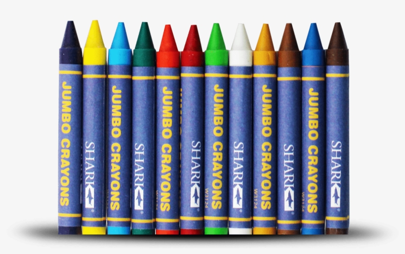 Shark - Wax Crayons - Jumbo - Wax, transparent png #5633388