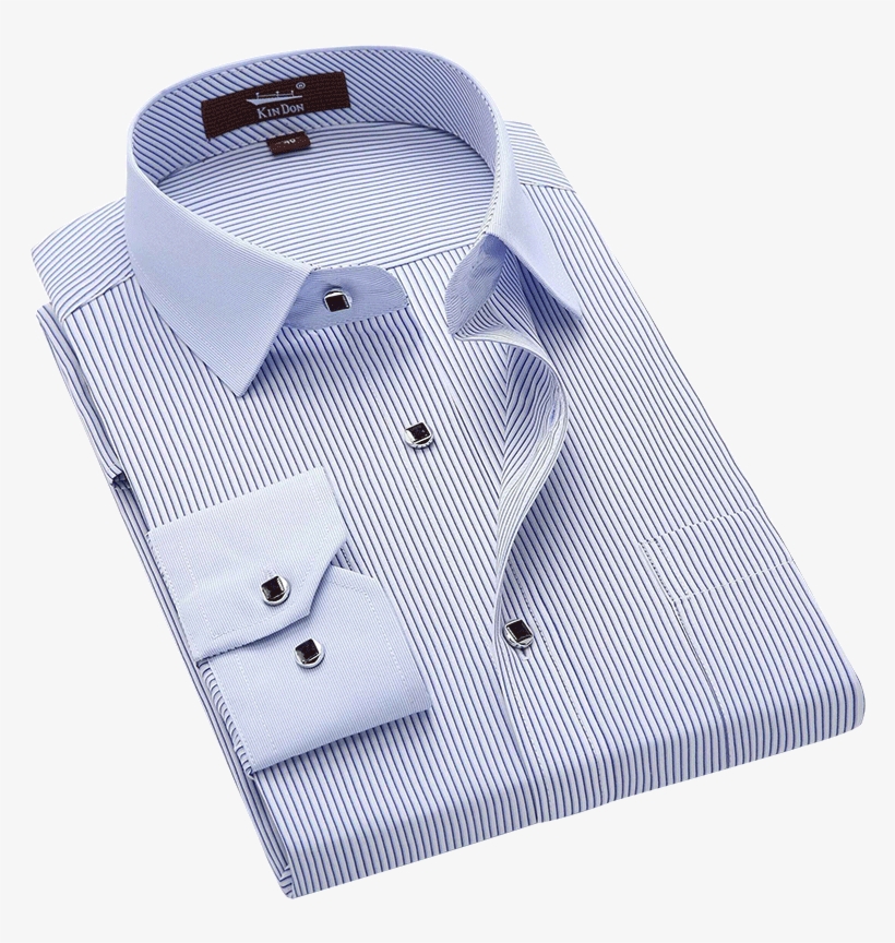 Gold Shield Men's Shirt Korean Summer Slim Business - Shirt, transparent png #5633766