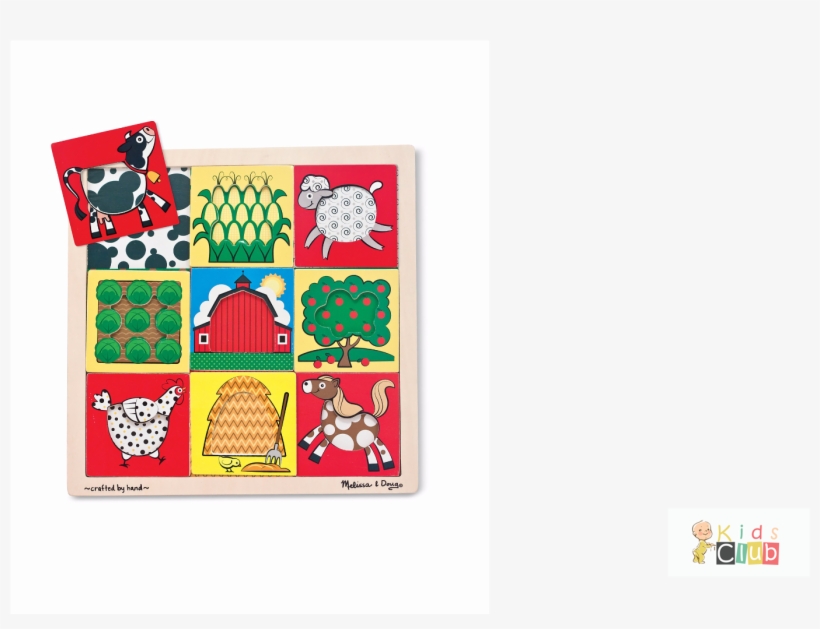 Doug Peek Through Farm Puzzle Image - Melissa & Doug Peek-through Puzzle - Farm, transparent png #5633872