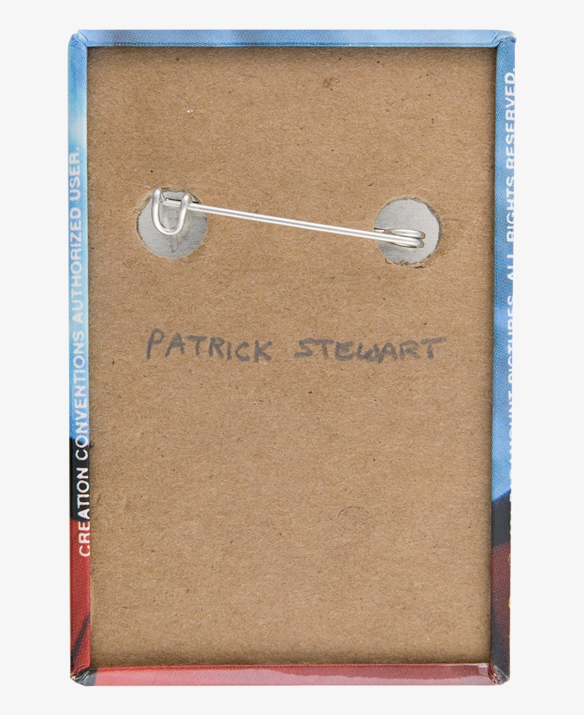 Jean Luc Picard Star Trek Button Back Entertainment - Star Trek, transparent png #5634042