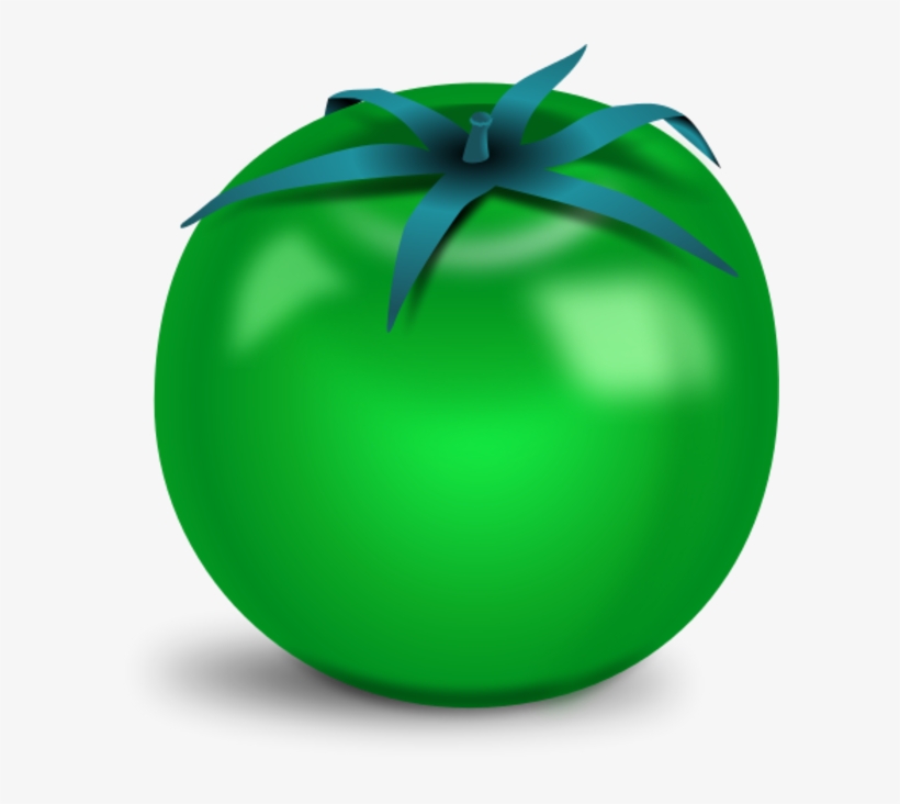 Tomato Clipart Tomato Wedge - Green Tomato Clip Art, transparent png #5634418