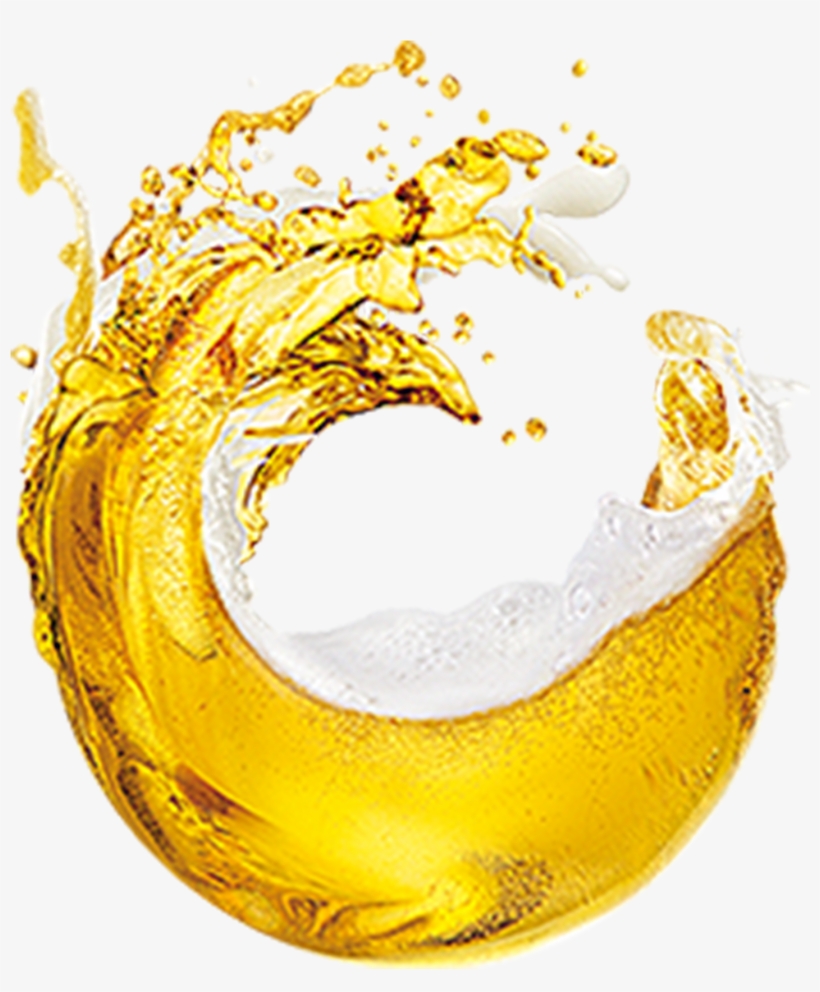 Beer Splash Png Image Free Download - Cerveja Liquido Png, transparent png #5635018