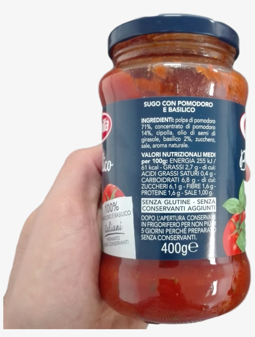 Barilla Sauce Gr 400 Basil X - Barilla Pasta Sauce Basilico Tomato Basil 400g, transparent png #5635154