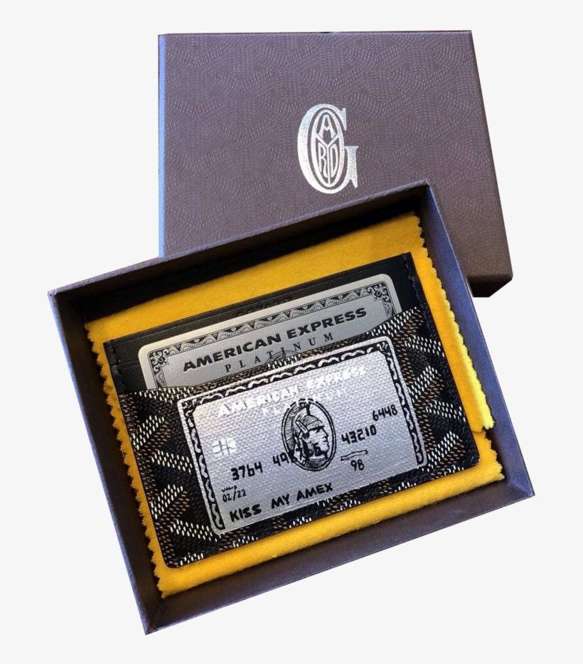 03 - Painted Goyard Card Holder, transparent png #5636096