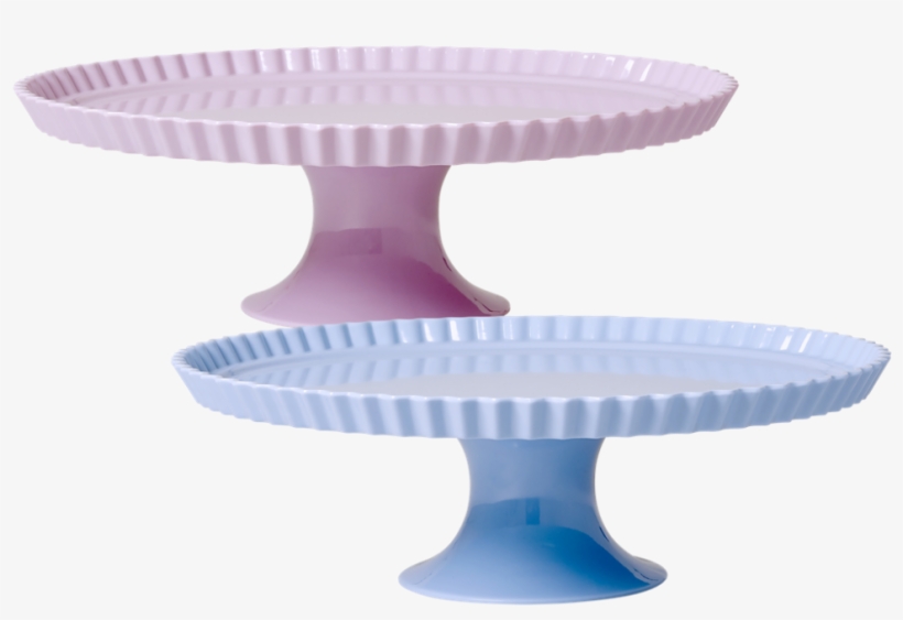 Large Melamine Cake Stand In Lavender Or Blue By Rice - Melamine Cake Stand Uk, transparent png #5636293