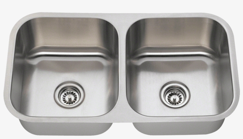 502a Double Bowl Stainless Steel Kitchen Sink Throughout - Kitchen Sink Double Bowl Stainless Steel, transparent png #5636487
